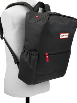 Hunter Top Clip Backpack, Smooth Black, Large