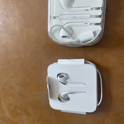 2 sets of New Apple Earbuds