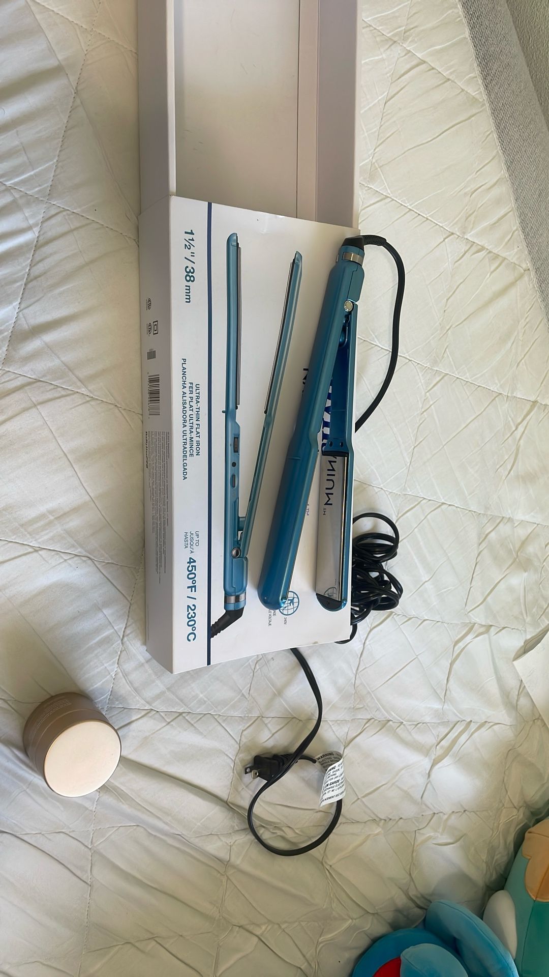 Nano titanium ultra Thin Straightening Iron