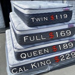 Full Bamboo Plush Comfort Europillow Top 12inch Matres!!