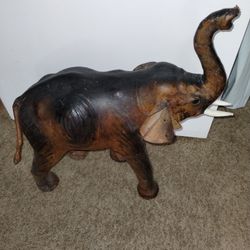 Just Reduced Vintage Leather Elephant 
