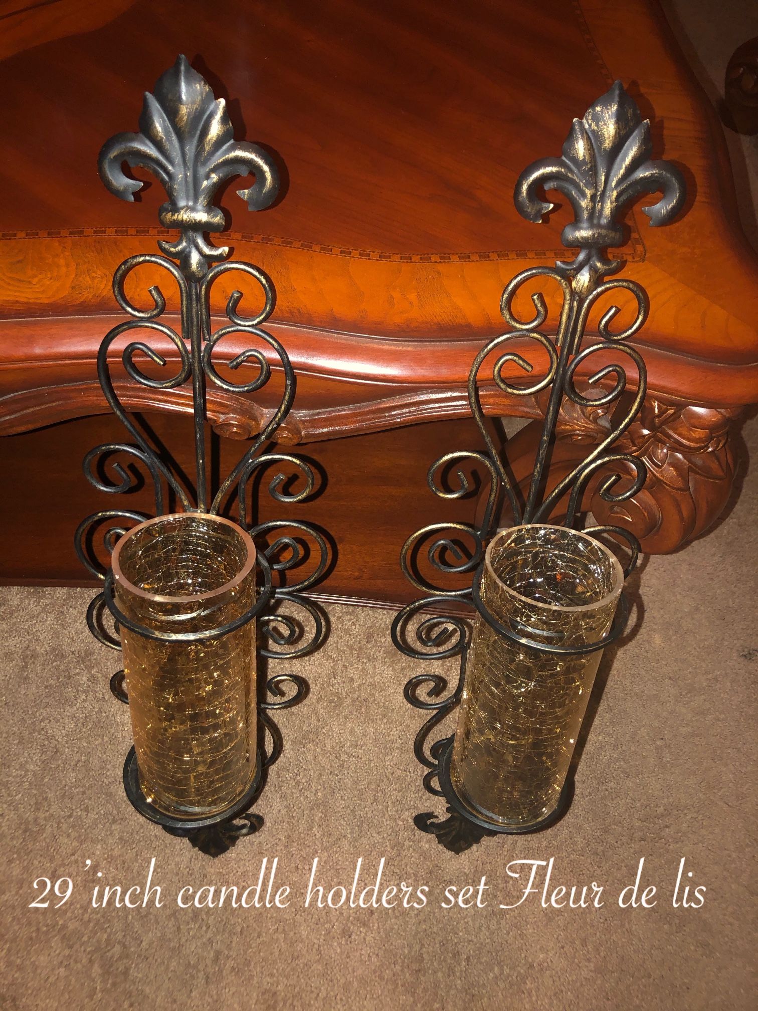 New Beautiful Wall Candle Holder Set $60 Firm PUO