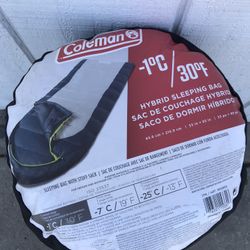 COLEMAN HYBRID SLEEPING BAG 