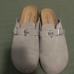 Gray Fashion Nova Birks size 9