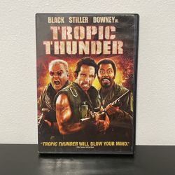 Tropic Thunder DVD Movie Ben Stiller Tom Cruise Comedy Y2K Widescreen 2008