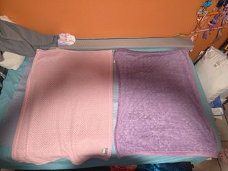 2 toddler/infant blankets