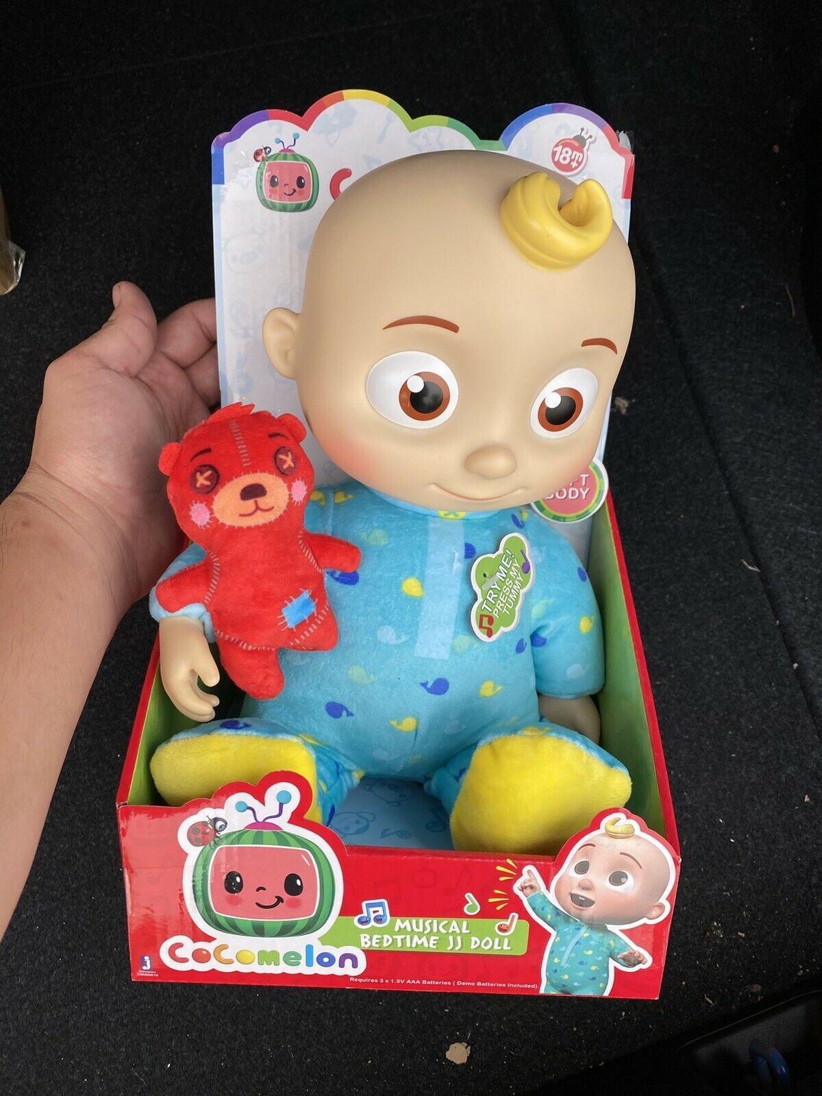 Cocomelon Roto JJ Doll Bedtime Soft 10" Plush Sing Toy Youtube
