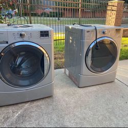 Stainless Steel Washer And dryer Set