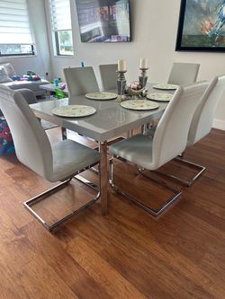 Mesa de comedor 6 sillas