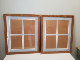2 xlarge 1980's picture frames