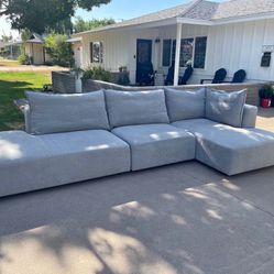 Sectional Couch Chaise Sofa ( Delivery Available)
