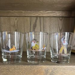 *RARE* Vintage Cyril Gorainoff Hand Painted Tumblers