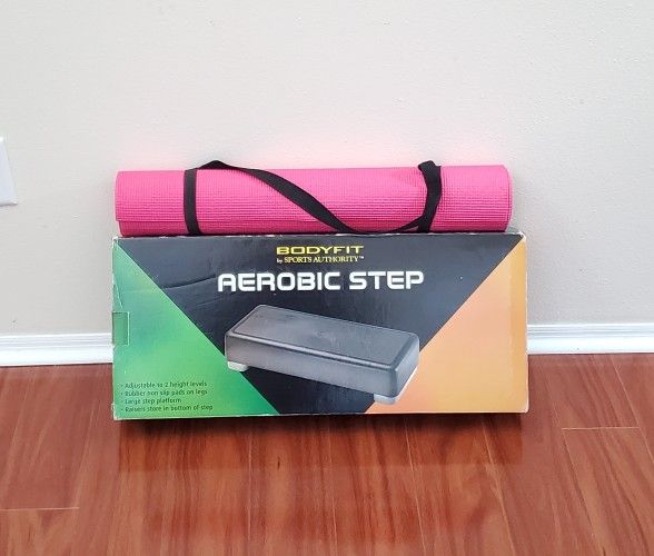 Aerobic Stepper And Yoga Mat