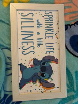Stitch wall art