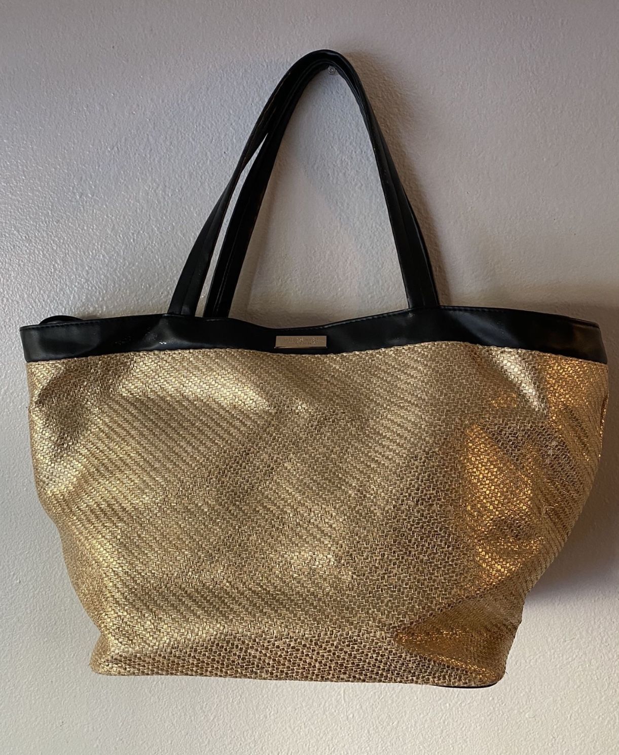 Gold Metallic Versace Tote Weekender