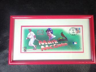 Mark McGwire Baseball 62nd Homerun Envelope 