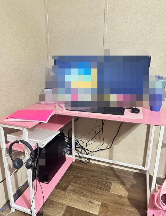 Pink Desk