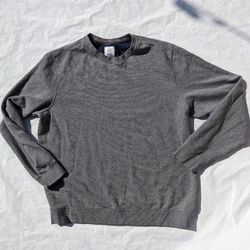 Denver Hayes Tall Grey Cotton Blend Modern Fit Crew Neck Mens