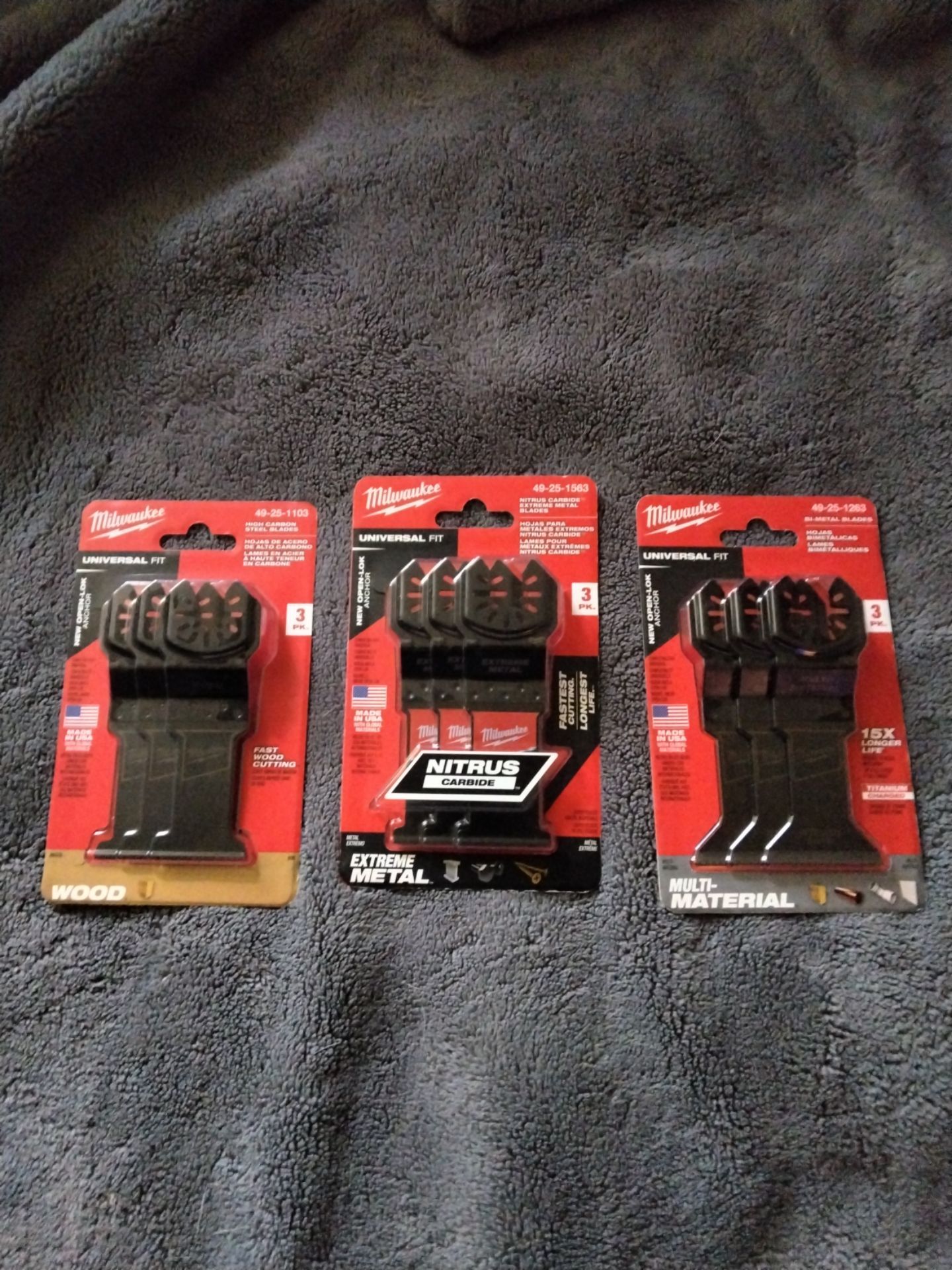 Brand new Milwaukee multi-purpose tool blades