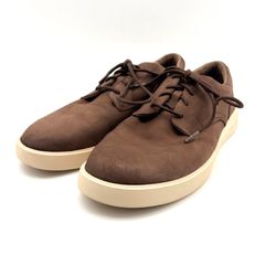 Cole Haan Grand Crosscourt Daily Plain Toe Sneakers Brown Suede 216769 10M