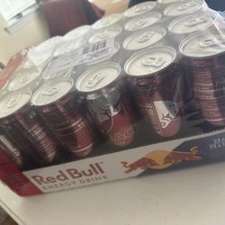 24 Pk Red Bull Peach Edition 12oz