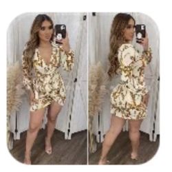 Insta Kavana Fashion Yellow Bodycon Dress 