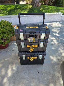 DEWALT ToughSystem 1.0 made in USA like new w tags Rolling Tool Box Stack