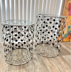 Metal / Glass Nightstands