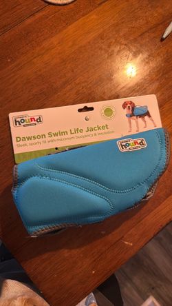 New Dawson Dog Swim Life Jacket, size small