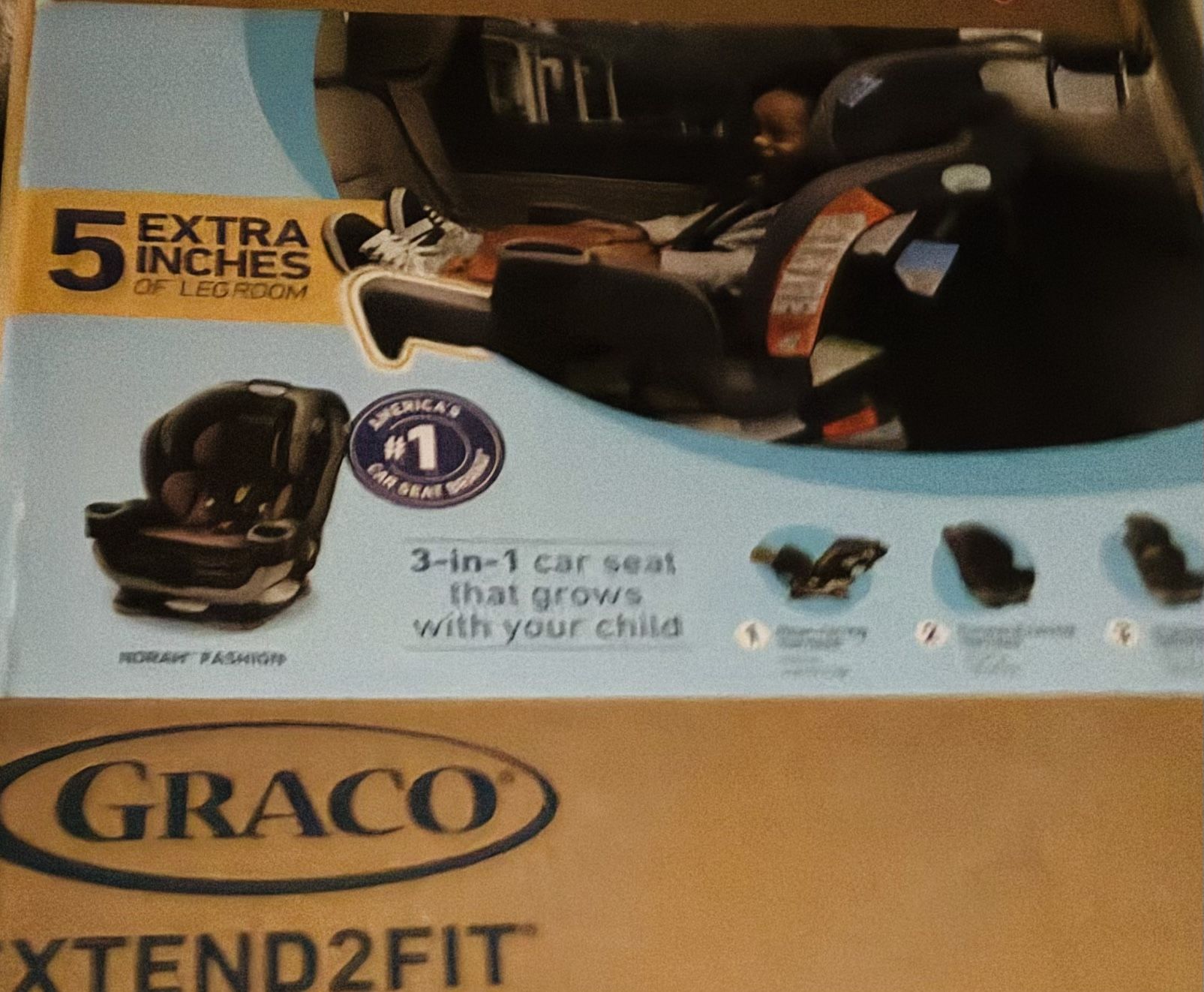 Graco Extend2Fit 3-in-1 Convertible Car Seat
