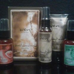 X4 NEW WEN HAIR CARE PRODUCTS LAVENDER SWEET ALMOND MINT FIG CUCUMBER ALOE REPLENISHING TREATMENT