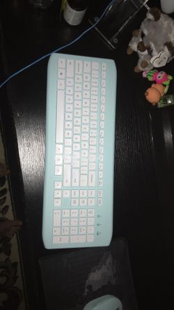 Mouse and keyboard and mouse pad