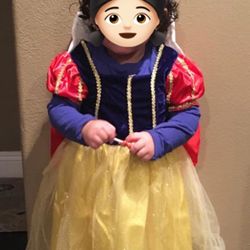 Snow White Halloween Costume Size 2/4