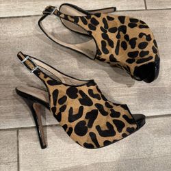TASORI REAL CALF HAIR LEATHER HEELS