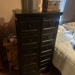 Dark Walnut Wooden Cabinet 