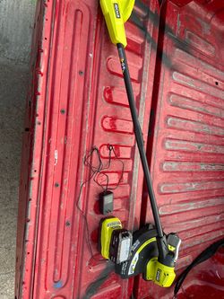 Ryobi Cordless String Trimmer with Battery and Charger