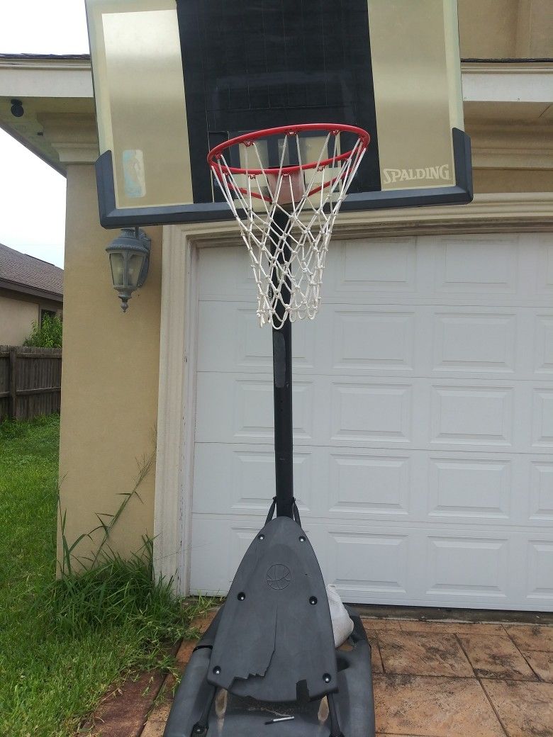 54 " Basketball Hoop. $40. Must Pick Up!