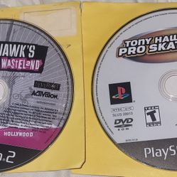 Tony Hawk PS2 Games - American Wasteland & Pro Skater 3