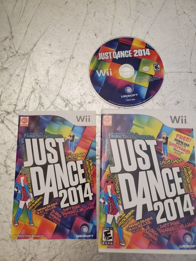 JUST dance 2014 For Nintendo Wii Video Game System 