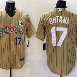 Mexico #17 Shohei Ohtani WBC Style Dodgers Jersey - Stitched - All Sizes (SHIPPING ONLY)