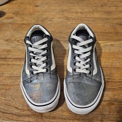 Grey Sparkle Vans