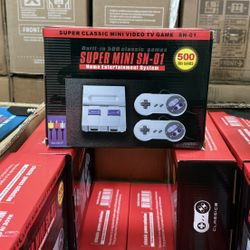 SÚPER MINI NINTENDO - 500 CLASSIC GAMES BUILT IN ‼️