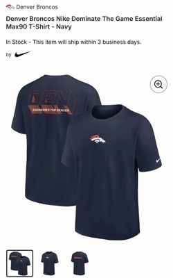 NFL Denver Broncos  Nike Dominate