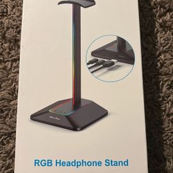 New Bee Z8 RGB Headphones Stand with USB Hub