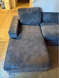 Grey couch chair