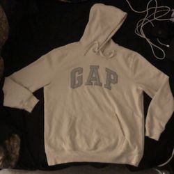 GAP Cream Hoodie For Men (Used)