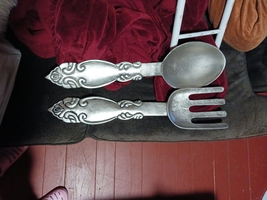 Kitchen Decorations Wall Decor Spoon And Fork. New