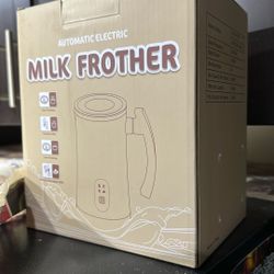 Milk Frother and Steamer,4-in-1 Electric Milk Frother for Latte Cappuccino Hot Chocolate，11.8oz/350ml Automatic Hot & Cold Foam Maker and Milk Warmer 