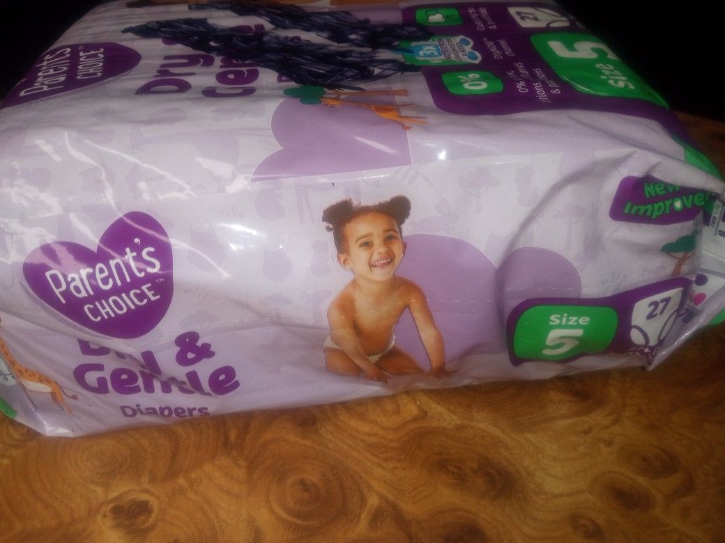 Parent's Choice Diapers $5  & HONEST diaper$4 