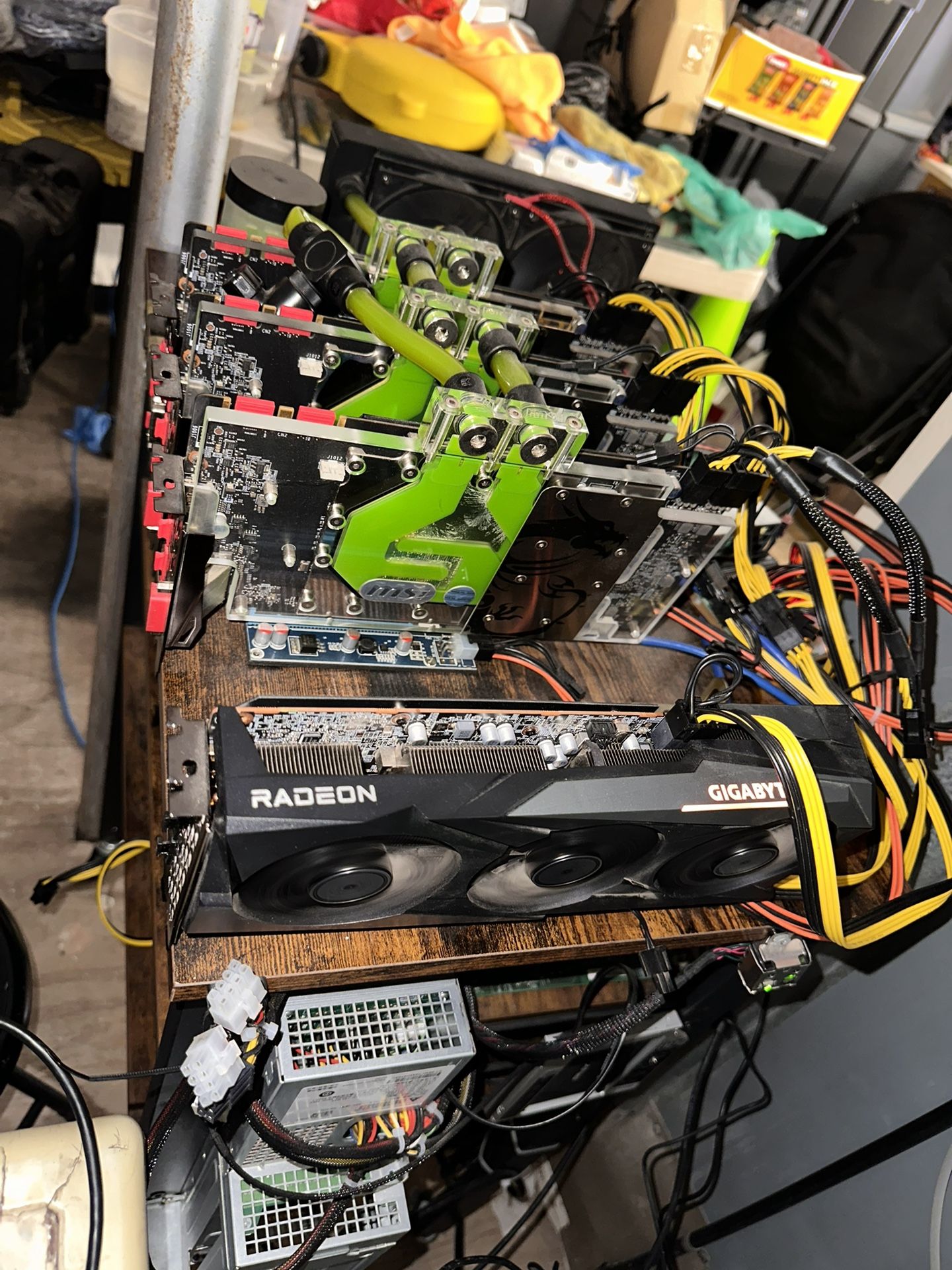 GPU Crypto Mining Rig - Liquid Cooled